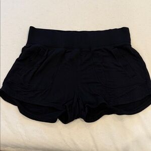 Athleta Black Athletic Shorts seasoft size medium